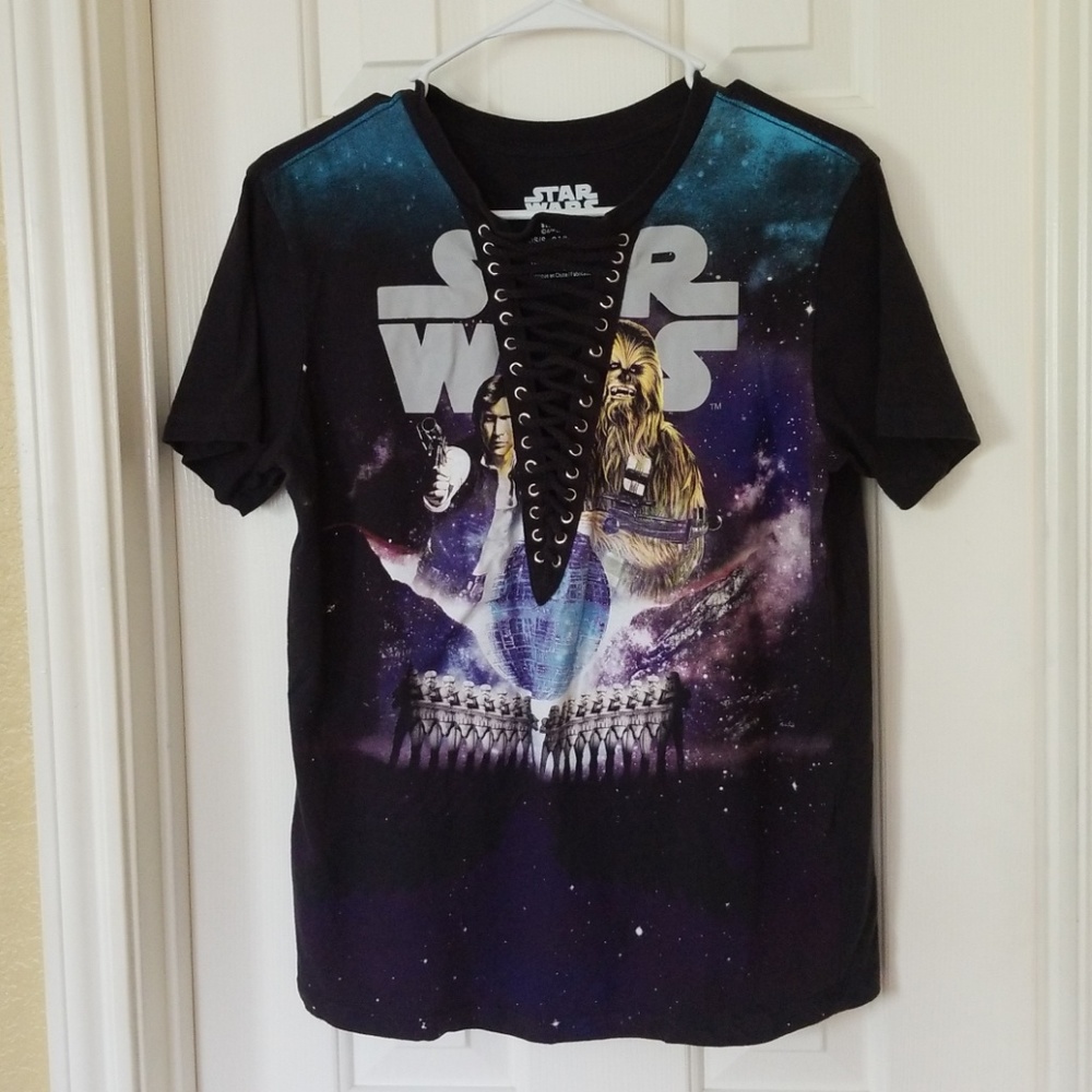 Star Wars Lace Up Short Sleeve Tee